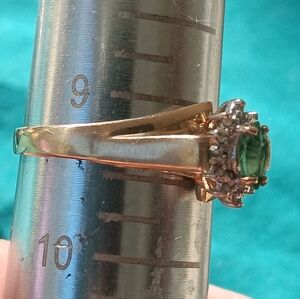 .75ct. Col. Emerald 10k Gold Ring